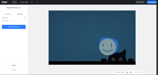 Effacer Supprimer Emoji de la photo avec Fotor