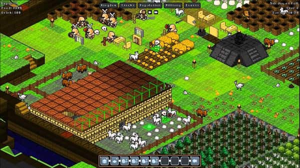 Gnomoria-spellen zoals Terraria