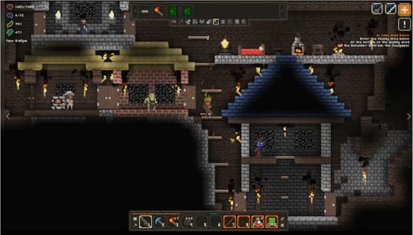 Het schuilt onder games zoals Terraria