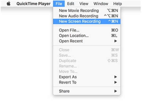 Loopback QuickTime Nieuwe schermopname Schermopname op Mac met geluid