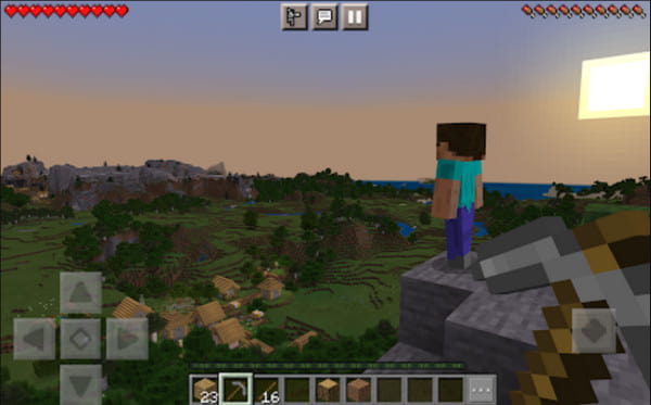 Jogos de Minecraft como Terraria