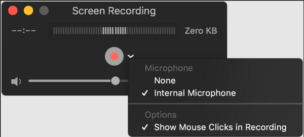 הקלט וידאו עם QuickTime Player