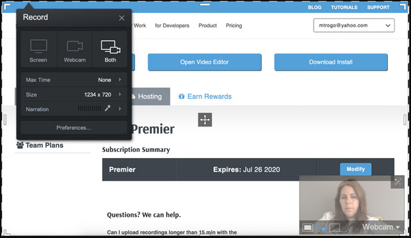 Screencast nebo Matic Screen Recorder