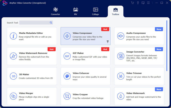 Pemampat Audio dalam Kotak Alat