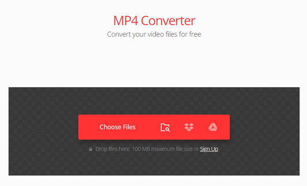 Convertio Chọn tệp Google Drive Dropbox