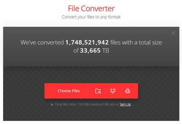 Convertio Выберите файлы