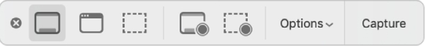 MAC Screenshot Toolbar