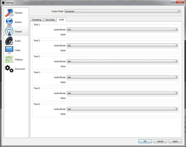 OBS Migliore impostazione audio