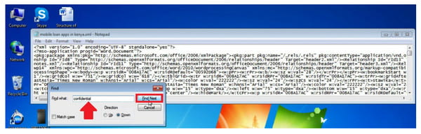 XML Σημειωματάριο Διαγραφή υδατογραφήματος στο Word