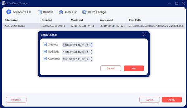 AnyRec Batch File Change