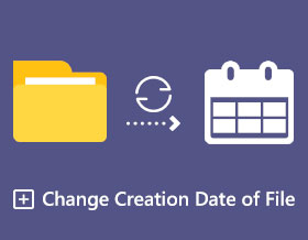 Modifica la data di creazione del file