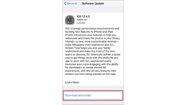 قم بتنزيل وتثبيت أحدث iOS