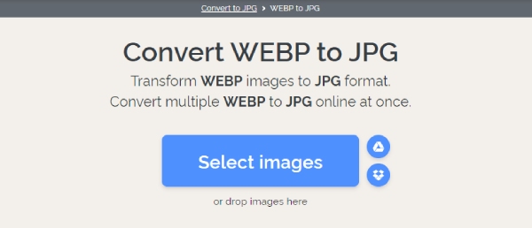 ILOVE IMG Convert Webp to JPG