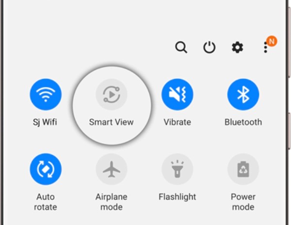 Otvorite Control Center da biste uključili Smart View