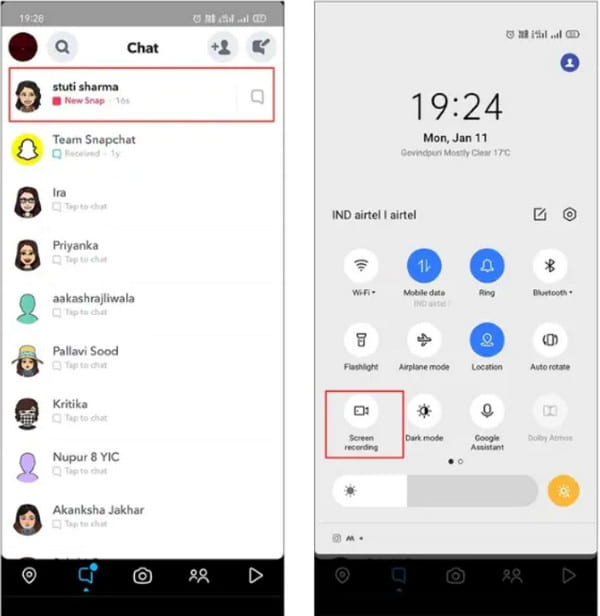 Εγγραφή οθόνης Android