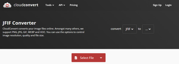 CloudConvert Select Files