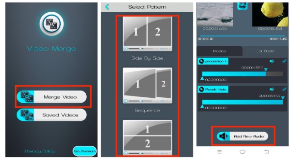 使用 Vide Merger 应用程序在 Android 上合并视频