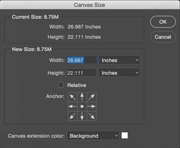 Expand Canva Dialog Box