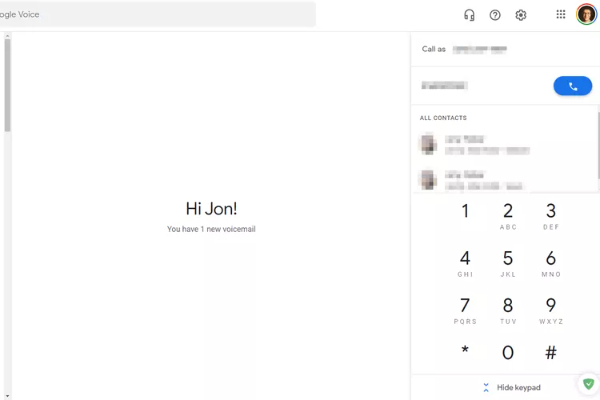 Inloggen Google Voice