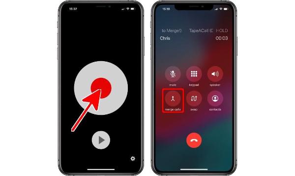 Merakam Panggilan pada iPhone dengan Tapeacall