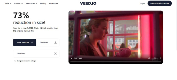 Salva video in Veed