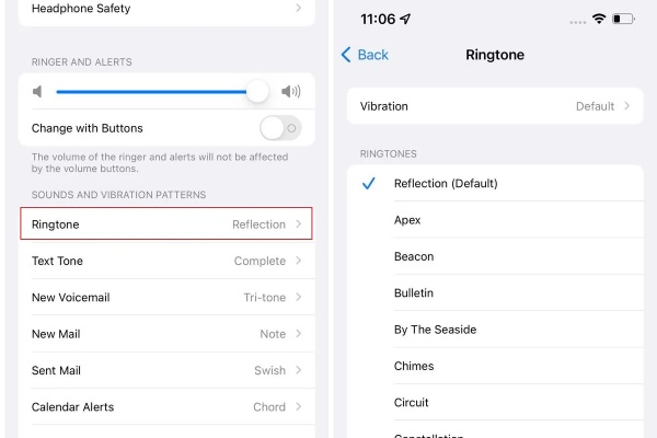 Postavite prilagođenu melodiju zvona