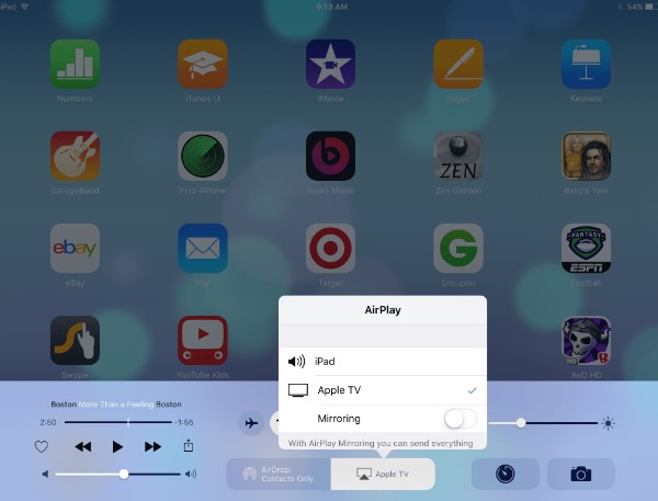 Share iPad Screen on Mac with Airplay