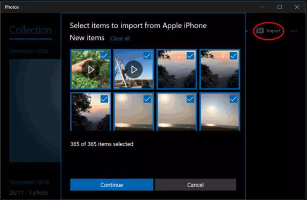 Segerakkan Foto pada Windows