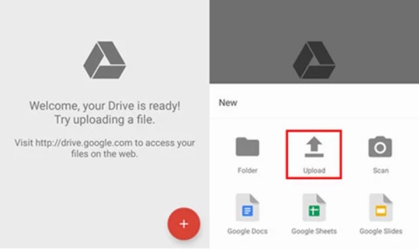 Muat Naik Fail ke Google Drive pada Android