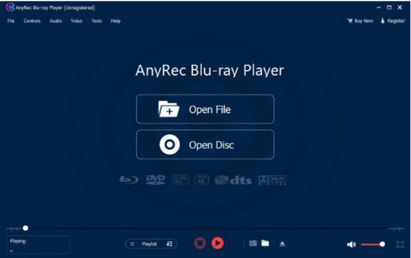 برنامج AnyRec Blu Ray Player