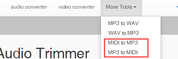 Bearaudio MP3 ל- Midi