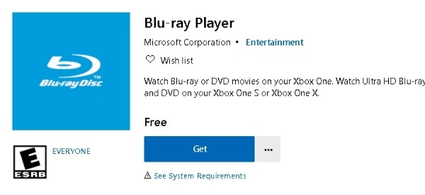 Blu-ray Player Xbox