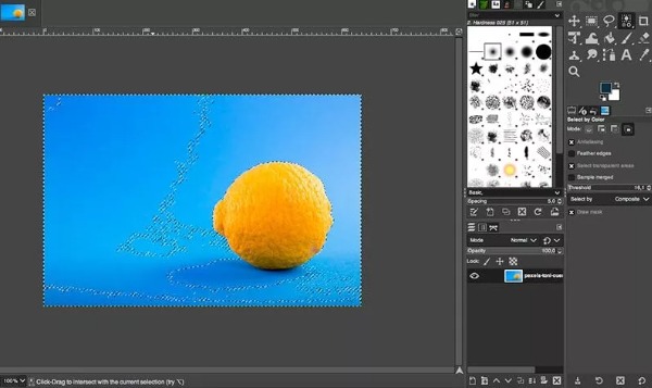 选择颜色 Gimp