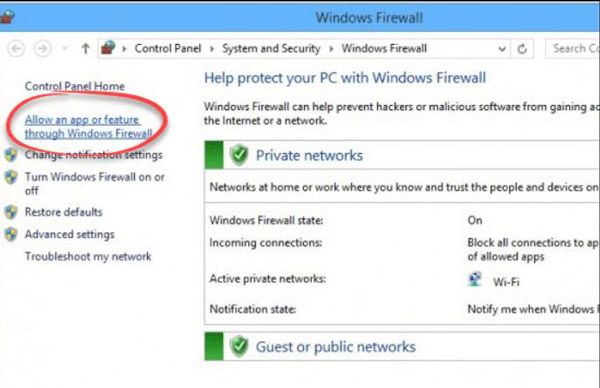 Configurar firewall