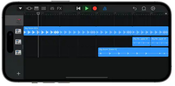 ดูตัวอย่าง Garageband หยุด