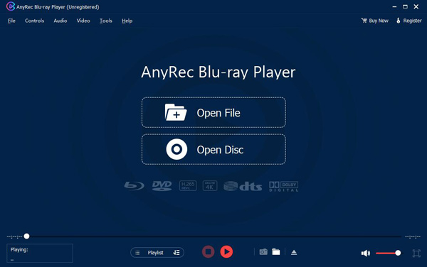 Открыть файл в AnyRec