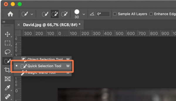 Quick Selection Tool Photoshop Toolbox