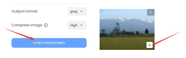 Upscalepics Beenden Sie das Vergrößern von Bildern online