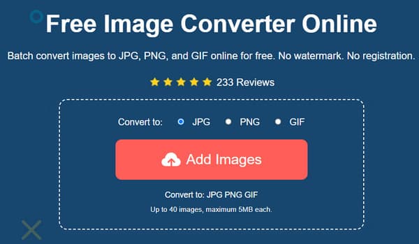 AnyRec Add Images BMP to JPG