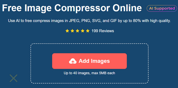 AnyRec Image Compressor Legg til bilder