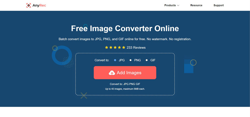 AnyRec Image Converter online