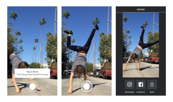Bumerang z aplikace Instagram Loop Video App