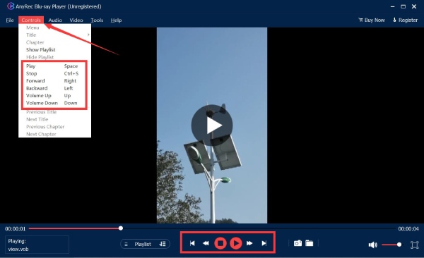 Kiểm soát phát lại AnyRec