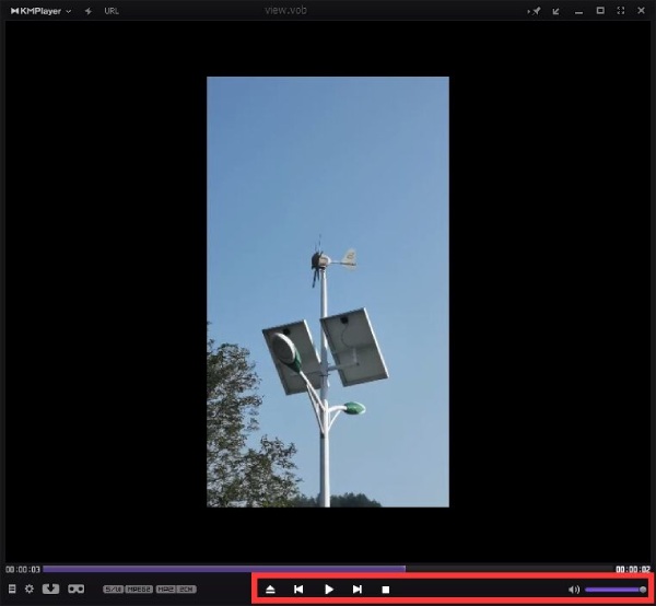 Điều khiển phát lại video KMPlayer