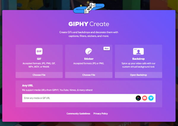 Giphy Vytvořte GIF