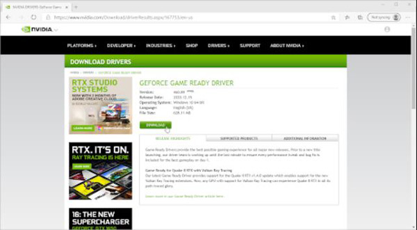 Graphic Card Official Site
