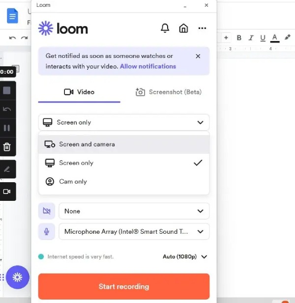 loom online recording