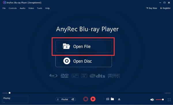 Mở tệp VOB AnyRec