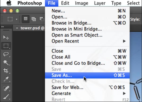 Photoshop Lagre som BMP til JPG