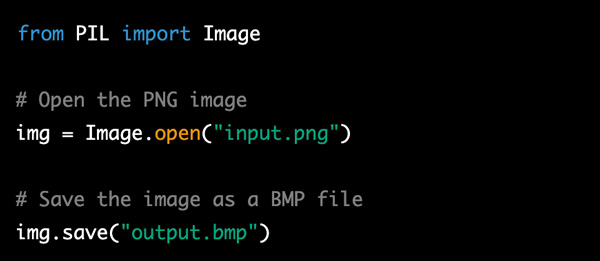 PNG to BMP Python 2